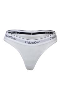 Трусы женские Calvin Klein Underwear стринги с логотипом бренда, белый