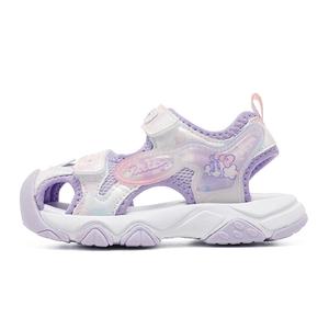 Детские сандалии с низким верхом, дышащие и упругие, для детей от 3 до 7 лет BOBDOG, фиолетовый