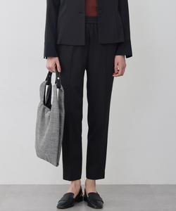 Теплые атласные брюки-карандаш