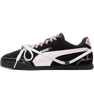 PUMA Super Turino Softfoam Heart Wave износостойкие и легкие низкие кроссовки для скейтборда унисекс black pink