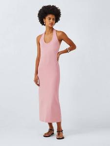 Хатернек платье-миди в облегающем стиле John Lewis ANYDAY, Pink