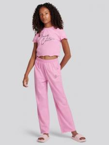 Детский комплект пижамы с широкими штанинами Juicy Couture, Pinky Lilac Chiffon