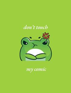 'Dont touch my comic': Blank Comic Book For Kids and adults: 8.5" x 11" Comic Book with various templates (Blank Comic Books) (Independently published)