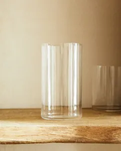 Прямой кристаллический стакан для безалкогольных напитков Zara Home, прозрачный