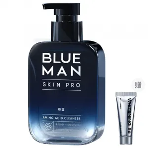 Очищающее средство с аминокислотами против акне успокаивающее освежающее для чувствительной и жирной кожи, склонной к акне BLUE MAN