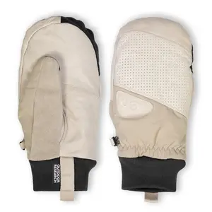 Снегозащитные кожаные варежки Outdoor Research, Oyster/Pro Khaki