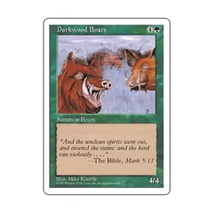 CCG Дарквудские кабаны (клавиша C), MTG - 5th Edition