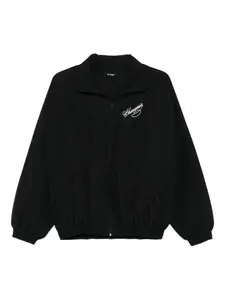 Куртка на молнии с вышивкой Willy Chavarria, черный