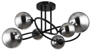 Светодиодный потолочный светильник Globo, 62x59x35 см, черный