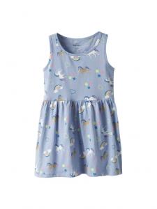 Платье на каждый день стандартный крой Vineo 13230153 Name It, голубой
