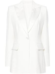 Max Mara однобортный пиджак Plinio, белый