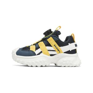 Нескользящие, устойчивые к истиранию, дышащие, легкие, амортизирующие, низкие, детские, повседневные кроссовки для детей SNOOPY, синий/желтый