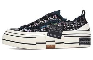 Кеды унисекс с низким верхом черного цвета Xvessel