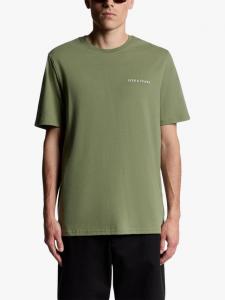 Хлопковая футболка Script Lyle & Scott, Fatigue Olive