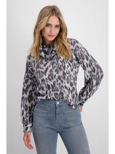 Пуловер monari, цвет smokey blue gemustert