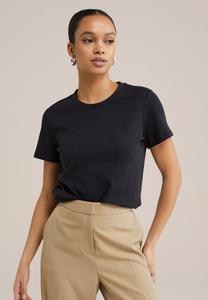 Футболка WE Fashion Basic T-shirt, Black