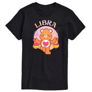 Футболка мужская с принтом Care Bears "Весы" Licensed Character, черный
