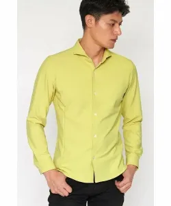Рубашка ZERO от TORNADO MART Cool Luck из двухсторонней саржи, цвет Yellow