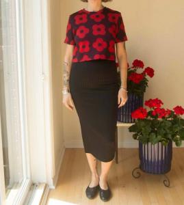 Юбка Гаранс черная Marigold