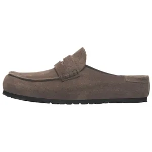 Замшевые лоферы Naples Slip-on Birkenstock, Dark Gray