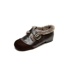 AIQINISHA Коричневые женские повседневные туфли на 2 см, цвет Brown