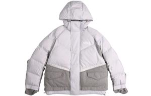 Sacai X Пуховик мужской Pure Platinum Nike, цвет Pure Platinum