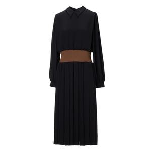 Женское платье с длинными рукавами Onitsuka Tiger, черный