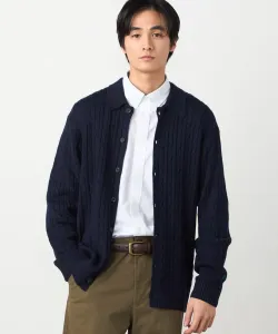 Кардиган с узором «косичка» Comme Ca Ism, цвет Navy