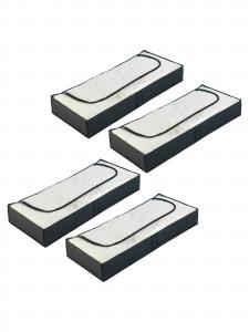 Wenko Корзина для белья 'Deep Black' в черном, белом цвете