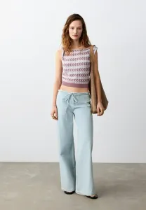 Подростковые расклешенные джинсы Mango Kids, Blue