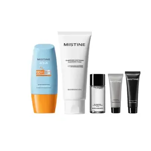 Очищающий, освежающий и контролирующий жирность набор средств для ухода за кожей для мужчин увлажняющий, питательный, освежающий, с защитой от солнца Mistine