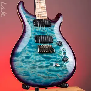 PRS Wood Library Custom 24-08 10-Top Aquableux Purple Burst