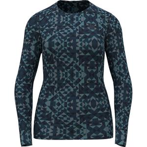 Майка bl top crewneck l/s active wa Odlo, цвет blue wing teal