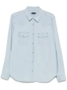 Джинсовая рубашка TOM FORD, синий