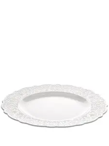 Набор из четырех фактурных тарелок, 27 см, Alessi, белый