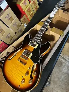 Электрогитара Ibanez JSM10EMTTB John Scofield Signature Hollow Body с распылением двух тонов