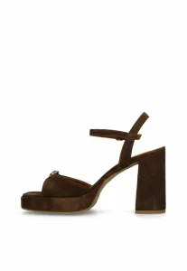 Сандалии с манжетой на щиколотке Manfield, Braun