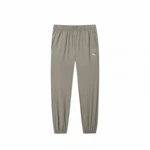 ANTA Разнообразие тренировочной коллекции вязаные спортивные штаны Women's Dark Shrub Green