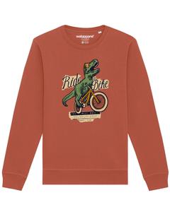 Свитер Watapparel Sweatshirt T-Rex Fahrrad, светло-коричневый