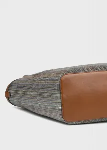 Сумка-шоппер из холста с покрытием