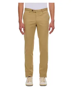 Брюки чинос из эластичного хлопка Pt01, бежевый