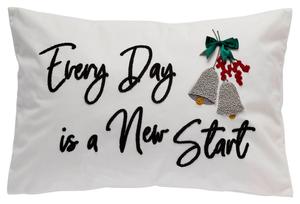 Чехол на подушку X-Mas, 40x60 см, белый