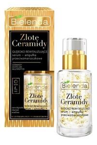 Глубоко восстанавливающая сыворотка с золотыми керамидами - ампула против морщин день/ночь, 15 мл Bielenda
