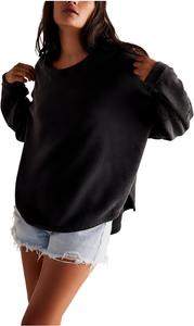 Футболка Free People Total Eclipse Tee, черный