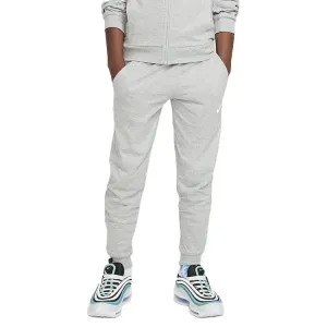 Nike Подростковые вязаные спортивные штаны Club Dark Gray/White