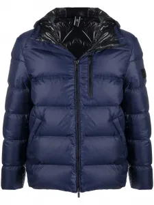 Короткий пуховик Hogan, синий