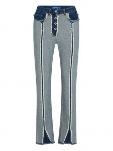 Прямые джинсы с завышенной талией Karl Lagerfeld Jeans, синий