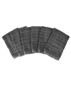 Набор из 6 однотонных тканых кухонных полотенец All-Clad, Pewter