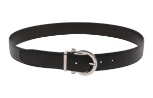 Ferragamo Браслет с застёжкой Gancini, Black