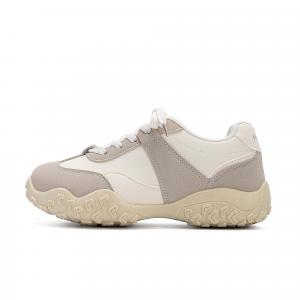 HUANQIU Женские бежевые кроссовки Low top Chunky с легким покрытием